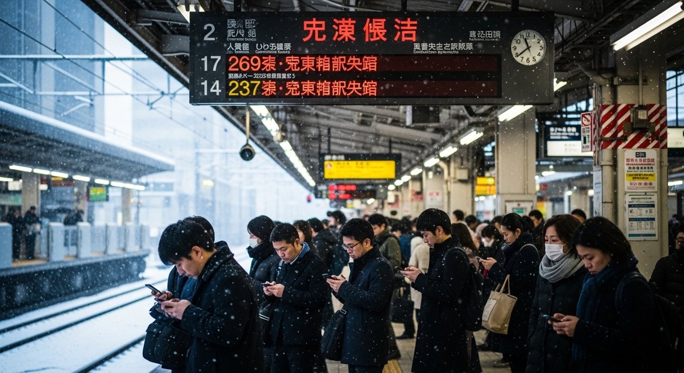 Japan Winter Travel: Your Real-Time Fix for Unexpected Delays & Icy Platforms