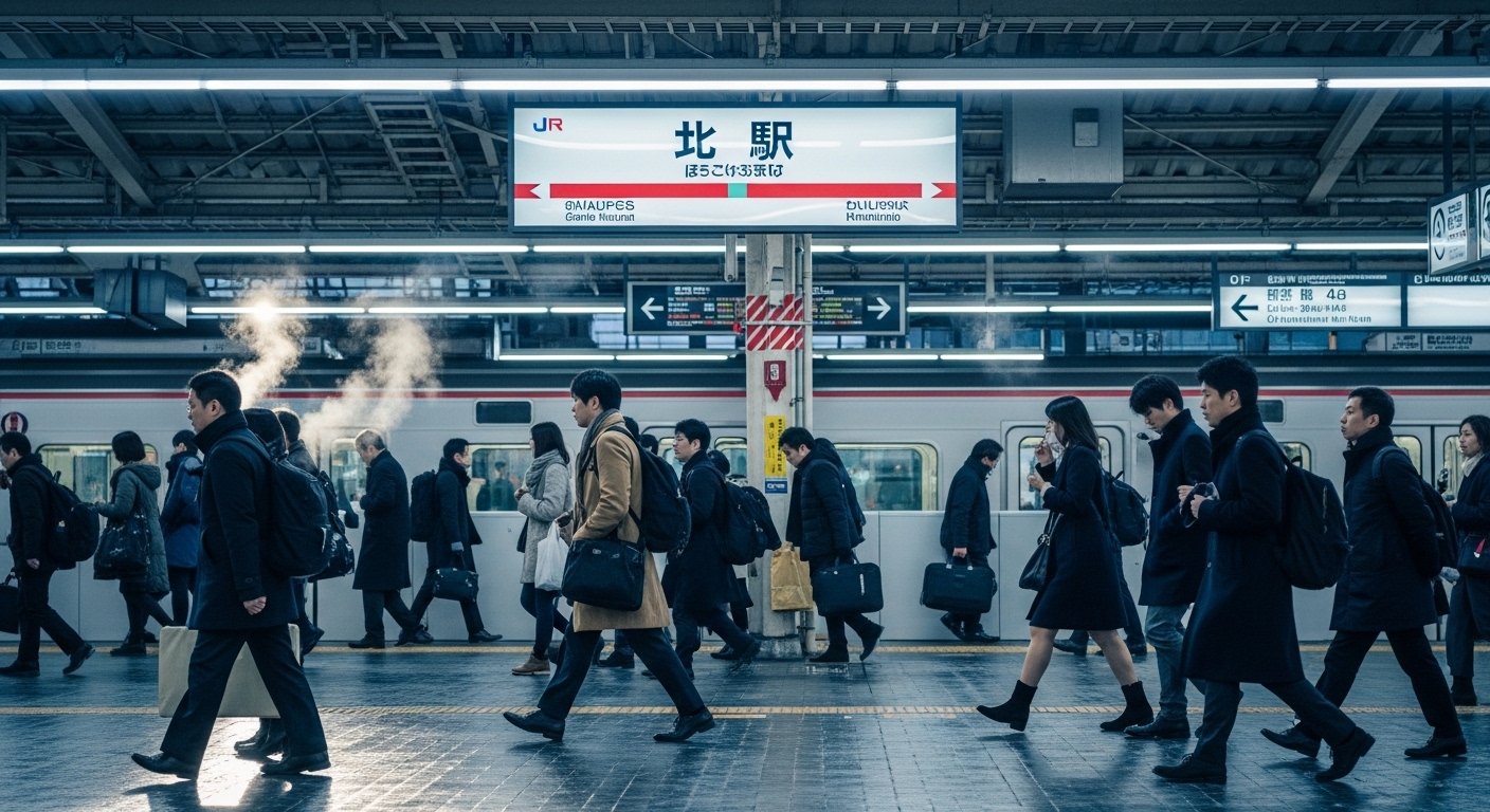 Winter Morning Transit in Japan: Your Expat’s Guide to Icy Stations, Delays, & Crowds (No More Slips!)